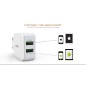 Chargeur Secteur 2 Ports USB LDNIO A2202 2.4A Chargeur Secteur 2 Ports USB LDNIO A2202 2.4A