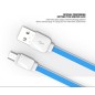 Câble Slim Micro-USB LDNIO XS-07AS Bleu 1m