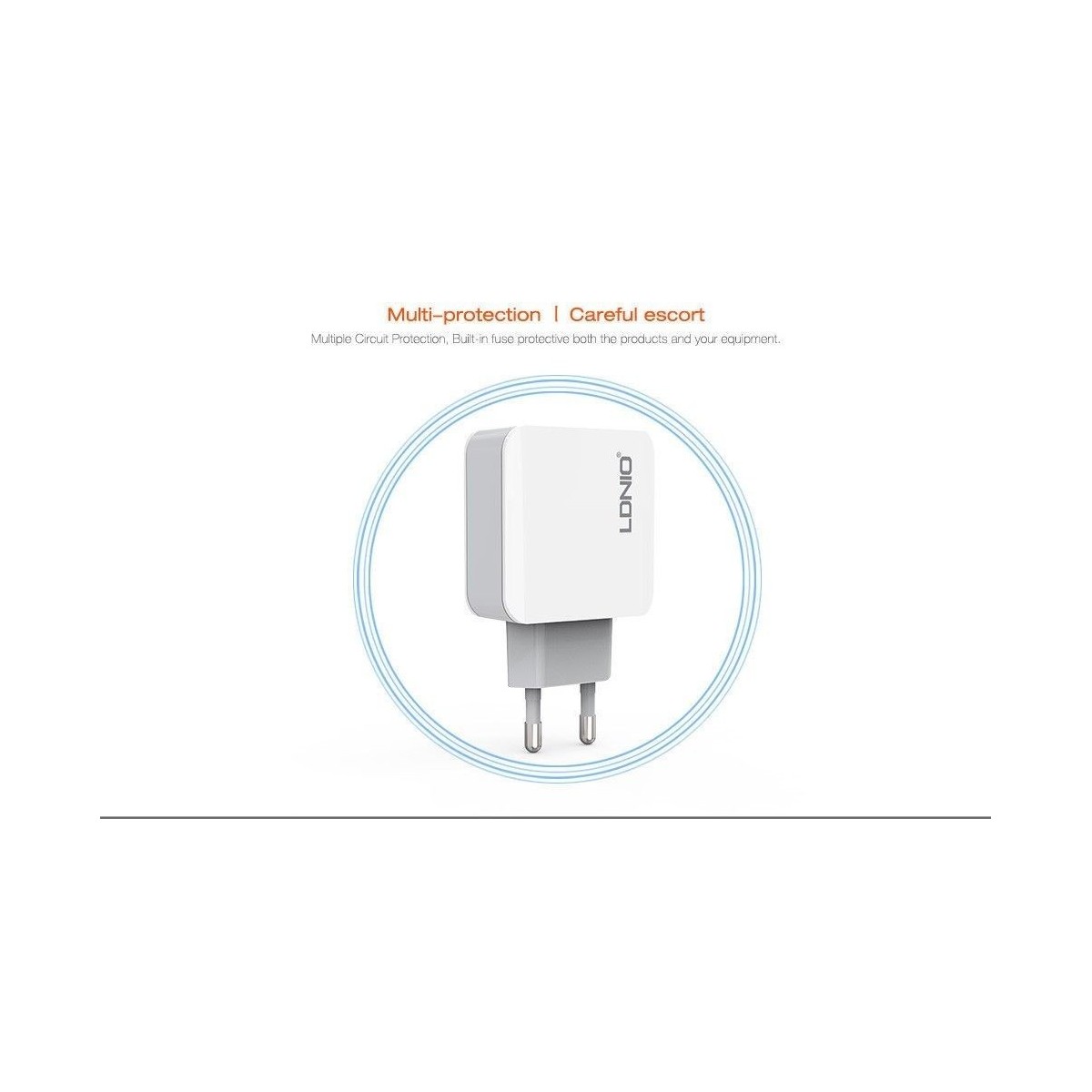 Chargeur Secteur 3 Ports USB LDNIO A3301 3.1A