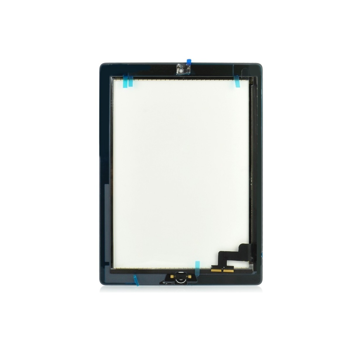 Vitre Tactile pour iPad 2 Noir Pré Assemblée sans outils