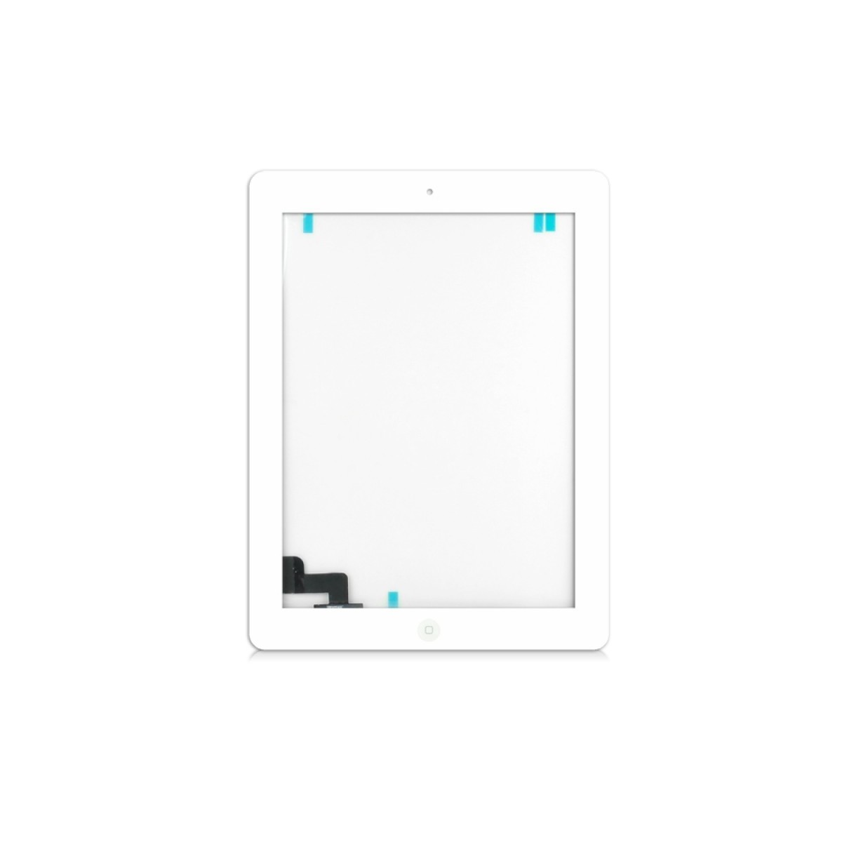 Vitre Tactile pour iPad 2 Blanc Pré Assemblée sans outils