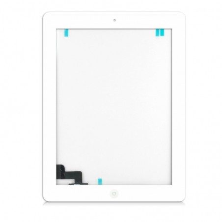 Vitre Tactile pour iPad 2 Blanc Pré Assemblée sans outils