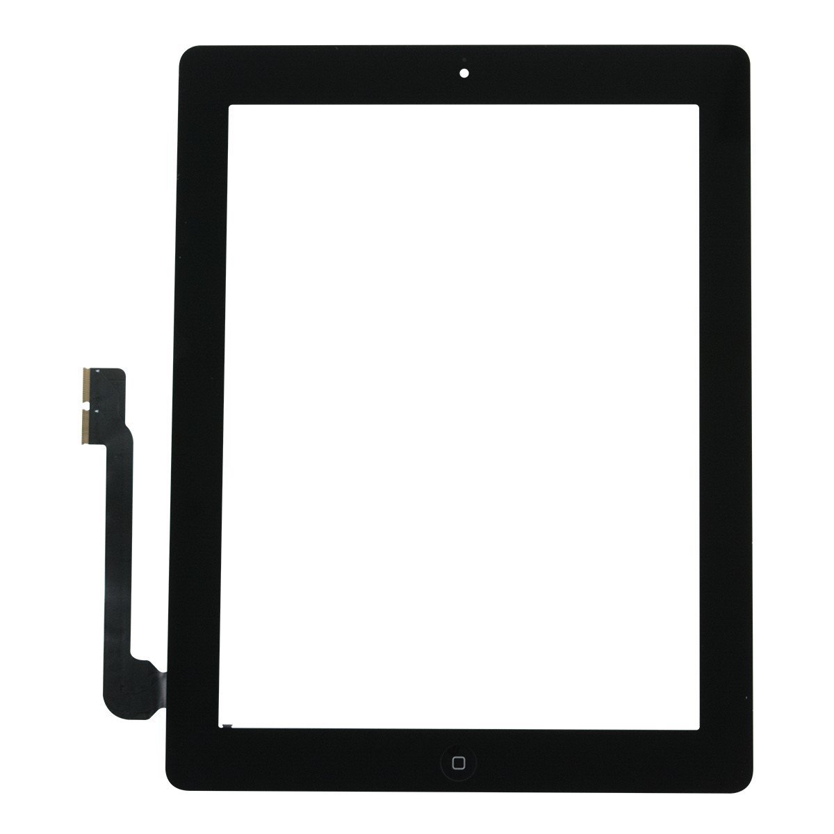 Vitre Tactile pour iPad 4 Noir Pré Assemblée sans outils