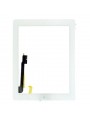 Vitre Tactile pour iPad 4 Blanc Pré Assemblée