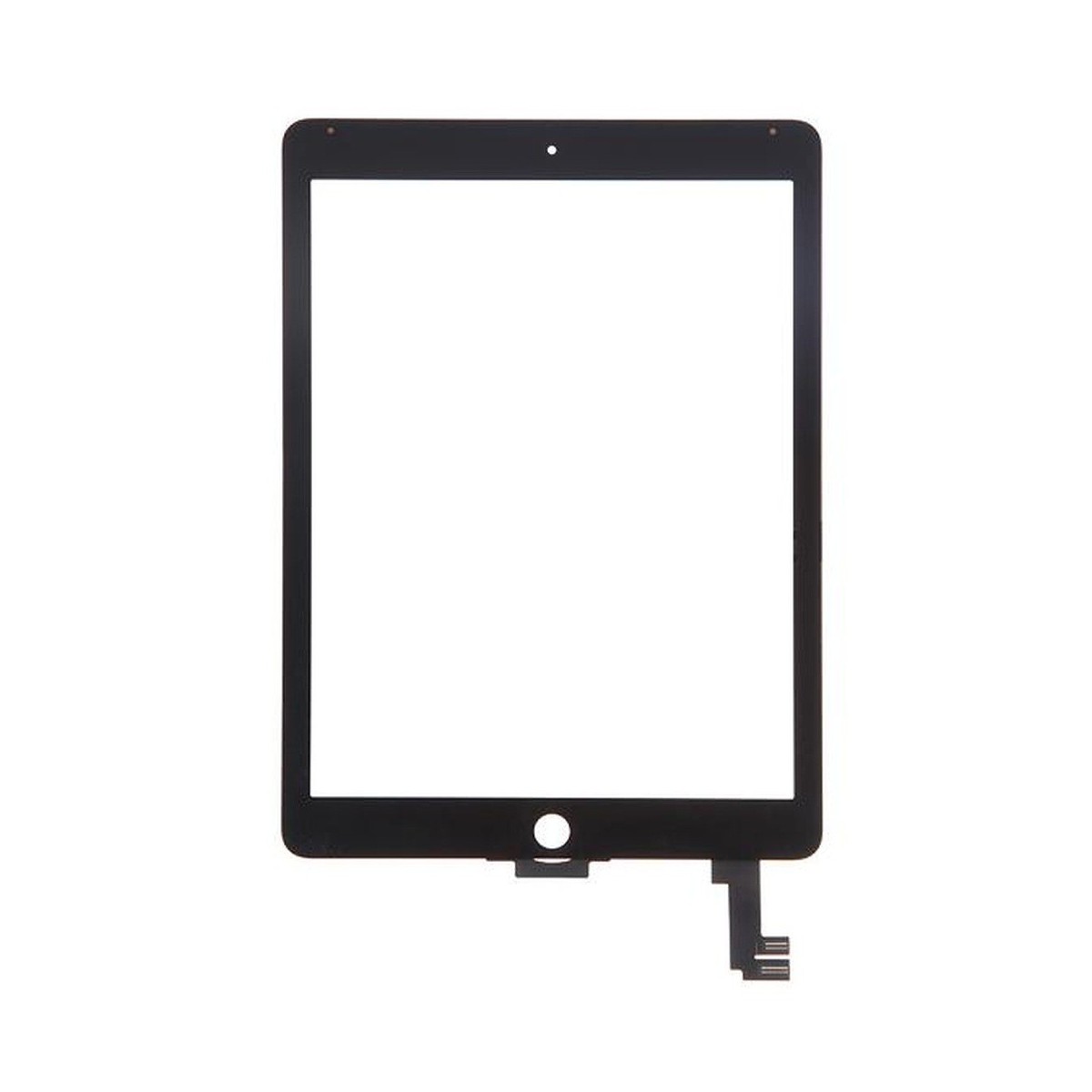 Vitre Tactile pour iPad Air 2 Noir Pré Assemblée sans outils