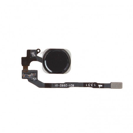 BOUTON HOME COMPLET AVEC NAPPE POUR IPHONE 5S/SE NOIR