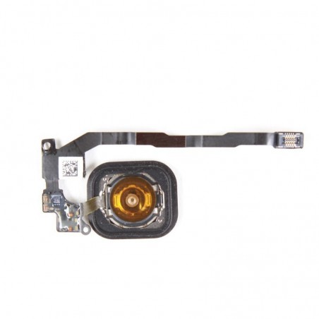 BOUTON HOME COMPLET AVEC NAPPE POUR IPHONE 5S/SE NOIR