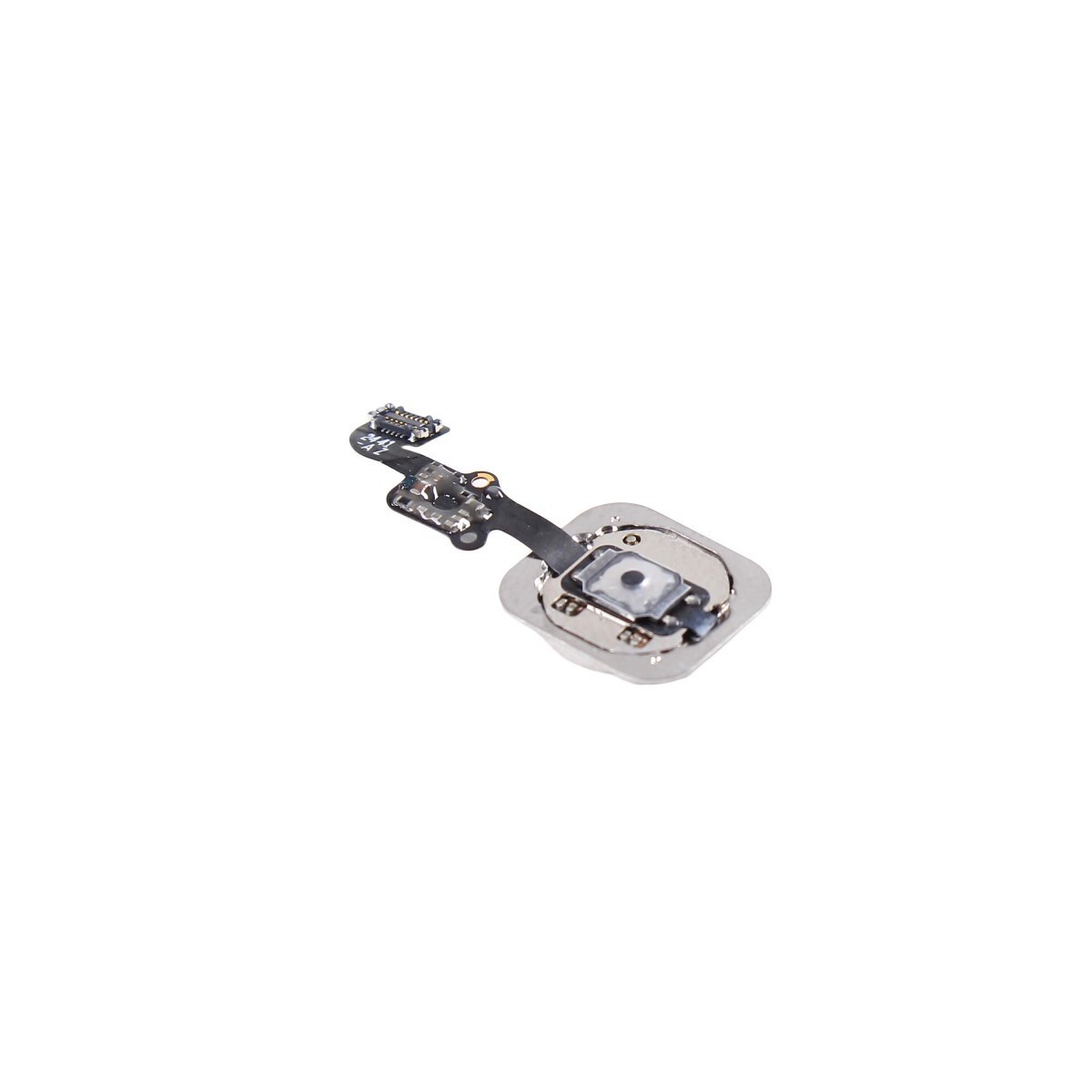 Bouton home blanc-argent + nappe - iPhone 6S / 6S Plus