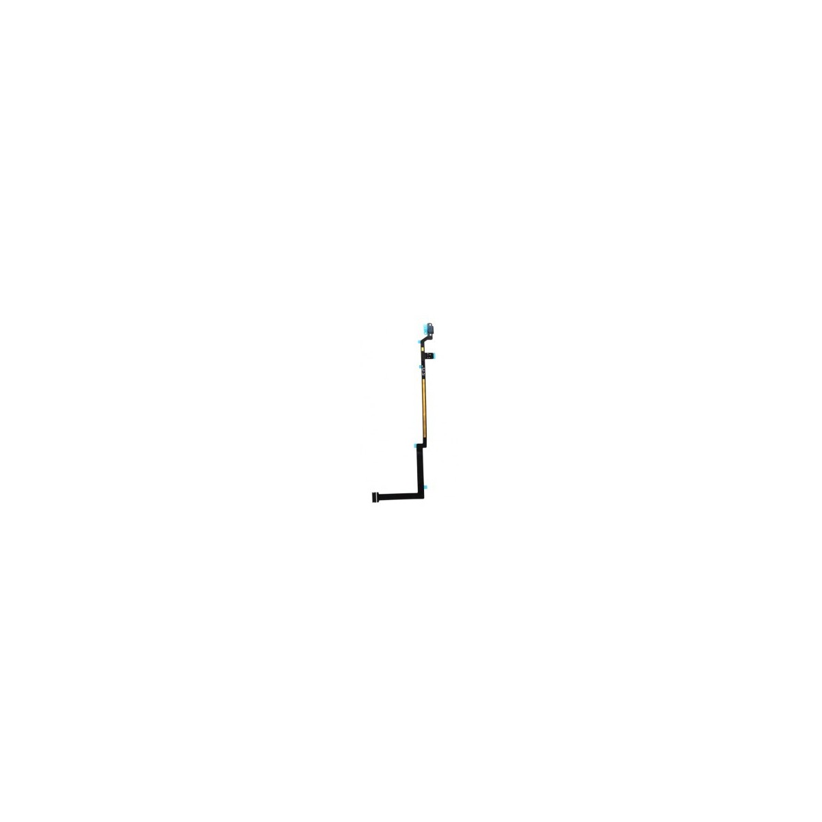 Bouton home + nappe pour iPad 5 / Mini 2/3 Blanc