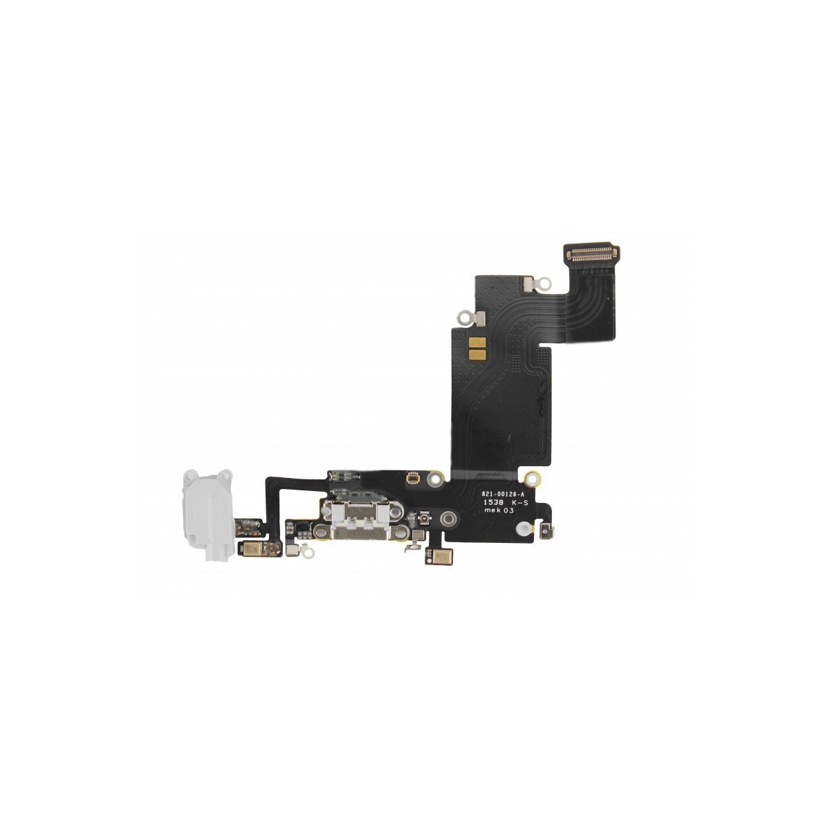 Nappe jack écouteur + connecteur de charge iPhone 6s Plus Blanc