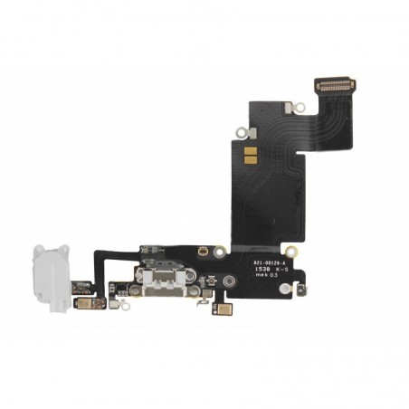 Nappe jack écouteur + connecteur de charge iPhone 6s Plus Blanc