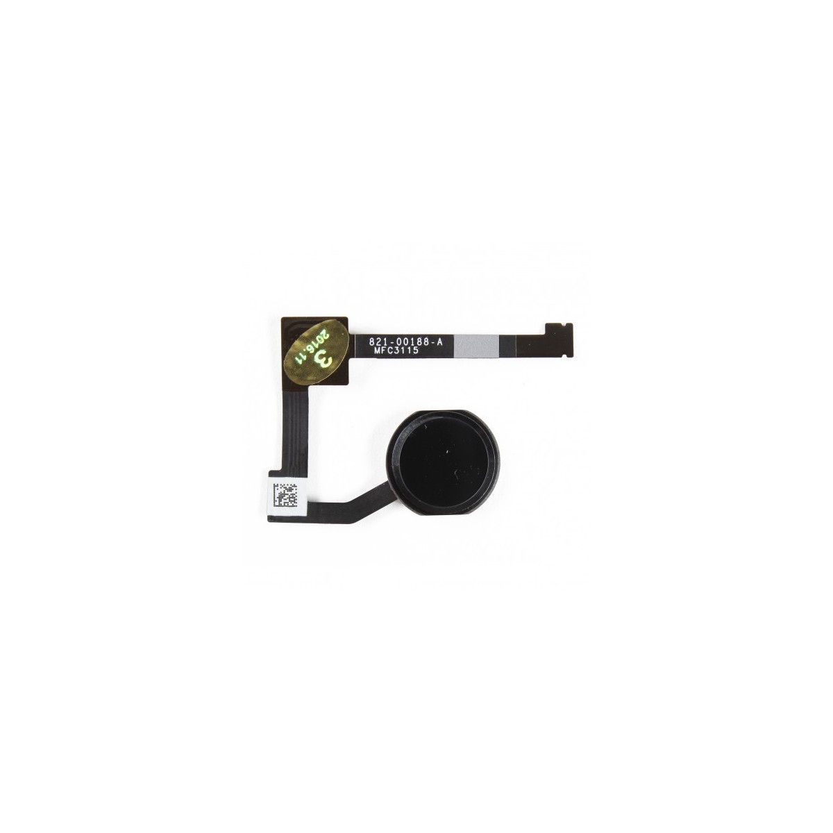 Bouton home + nappe iPad 6/ Air 2 Noir