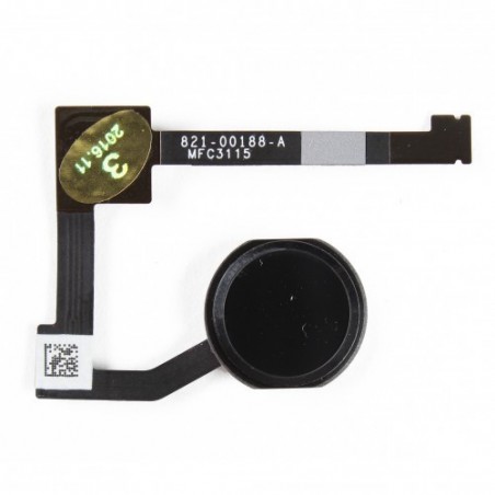 Bouton home + nappe iPad Air 2 Noir