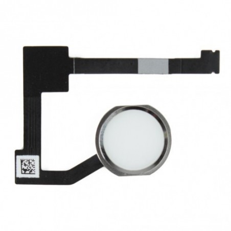 Bouton home + nappe Pour Pour iPad Air 2 Blanc