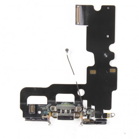 Nappe flex noir dock connecteur de charge iPhone 7