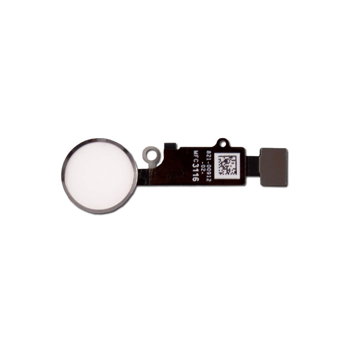 Bouton home blanc-argent compatible iPhone 7 & 7 Plus
