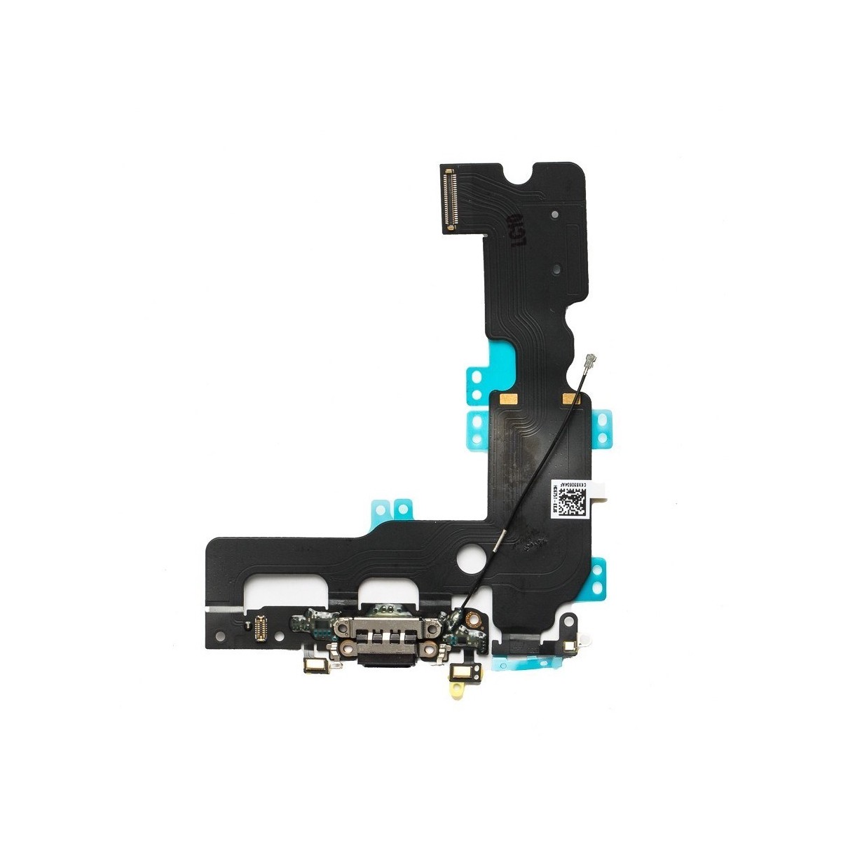 Nappe flex noir dock connecteur de charge iPhone 7 Plus