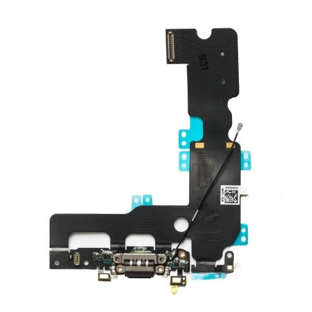 Nappe flex noir dock connecteur de charge iPhone 7 Plus