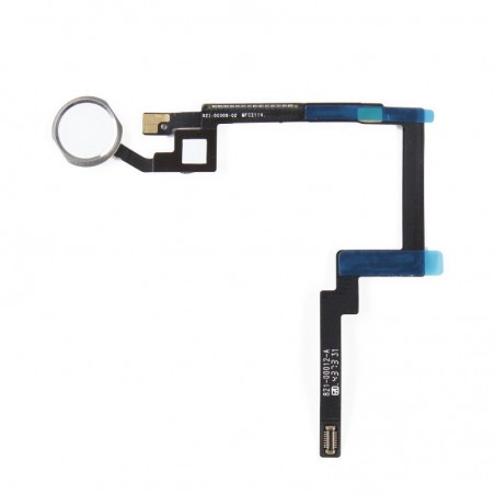 Bouton home + nappe iPad Mini 3 Blanc