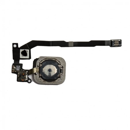 BOUTON HOME COMPLET AVEC NAPPE POUR IPHONE 5S/SE BLANC - OR