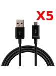 5 Cables Micro Usb Noir