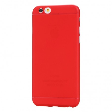 Coque Ultra Slim Translucide pour iPhone 6/6S Rouge