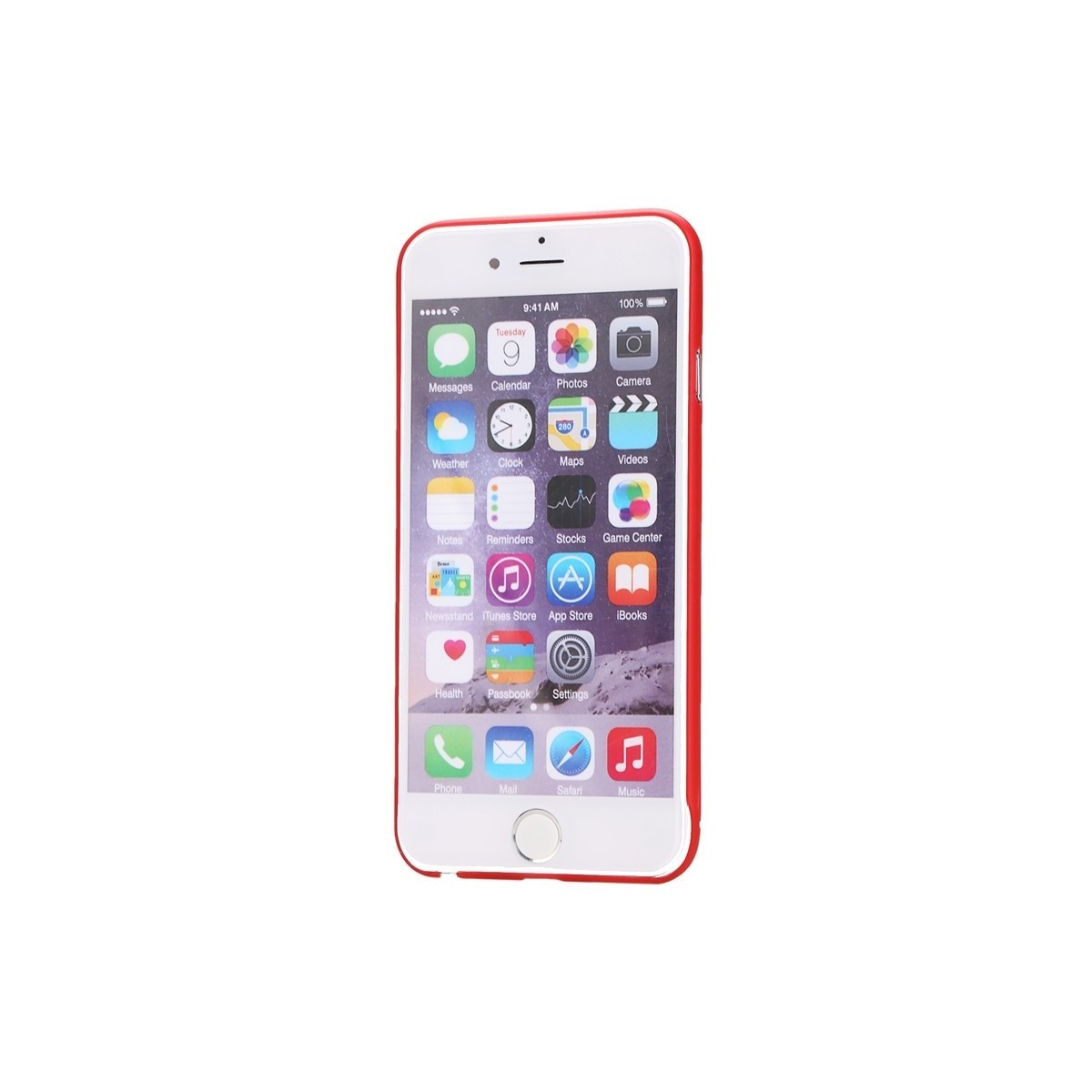 Coque Ultra Slim Translucide pour iPhone 6/6S Rouge