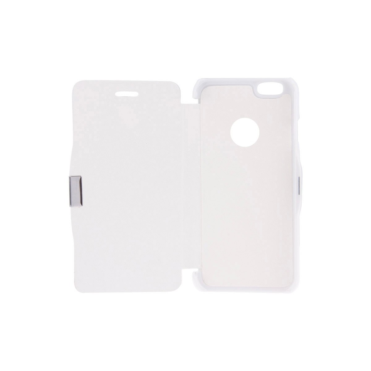 Étui à Clapet Horizontal magnétique pour iPhone 6/6S Blanc