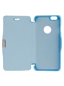 Étui à Clapet Horizontal magnétique pour iPhone 6/6S Bleu