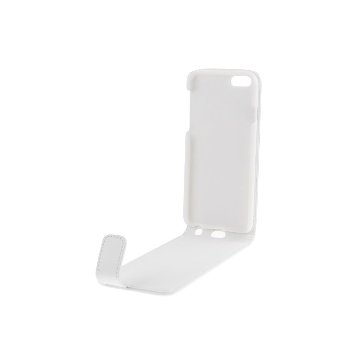 Étui à Clapet Vertical magnétique pour iPhone 6/6S Blanc