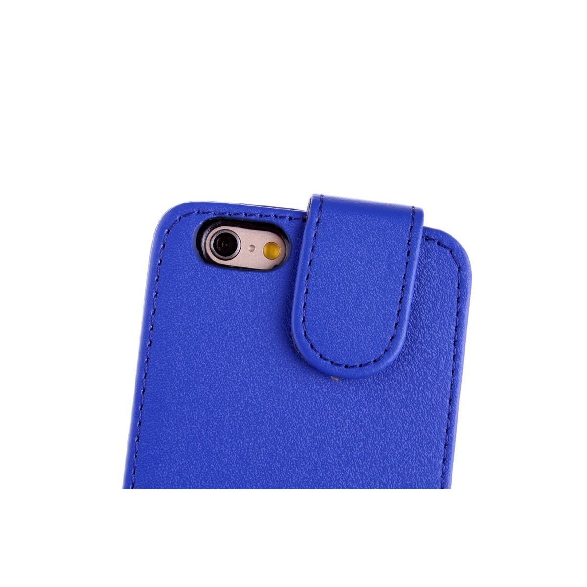 Étui à Clapet Vertical magnétique pour iPhone 6/6S Bleu