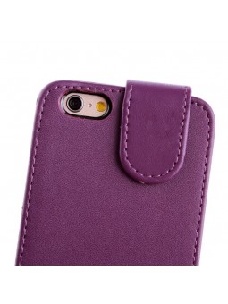 Étui à Clapet Vertical magnétique pour iPhone 6/6S Violet