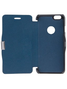 Étui à Clapet Horizontal magnétique pour iPhone 6/6S Plus Bleu Foncé