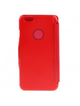 Étui à Clapet Horizontal magnétique pour iPhone 6/6S Plus Rouge