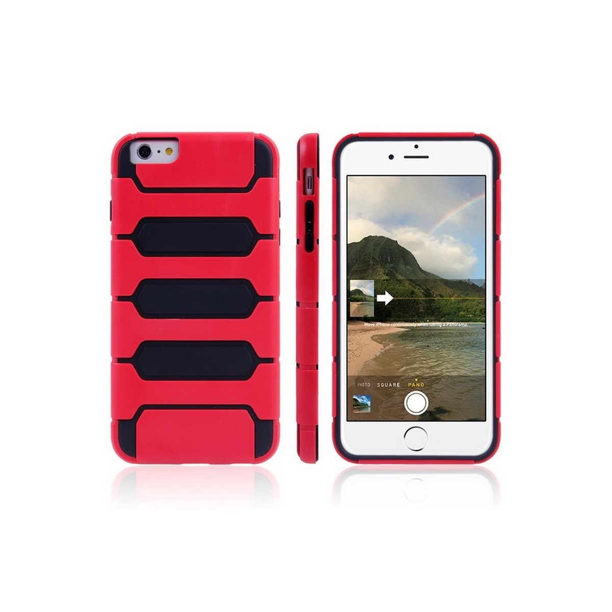 Coque Tank Series pour iPhone 6/6S Plus Rouge