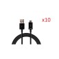 10 Cables Micro Usb Noir