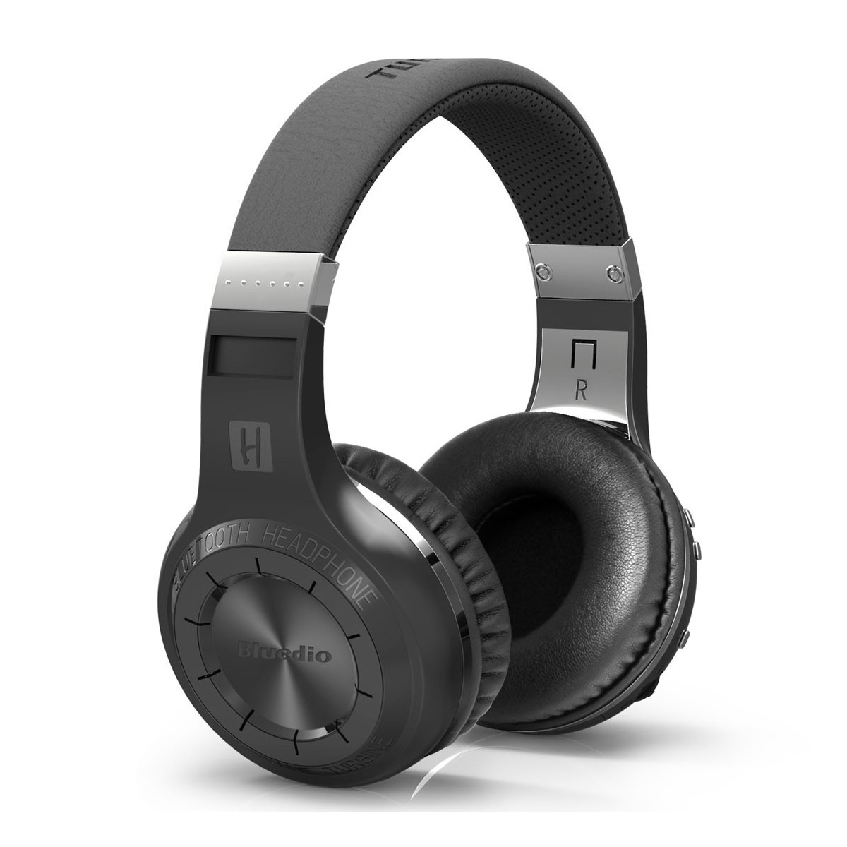 Casque Bluetooth Bluedio H+ (Turbine)  stéréo sans fil écouteur microphone intégré Micro-SD-FM Radio Noir