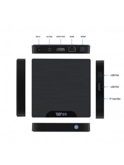 Décodeur multimédias Smart TV Box Android 7.1 W95 1G/8G