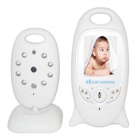 Video Baby Phone sans fils avec Microphone et Nocture vision 2.0 Pouces VB601