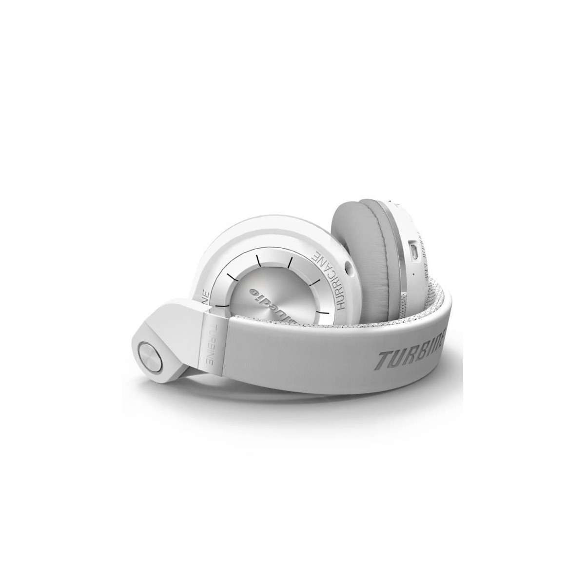 Casque Bluetooth Bluedio T2S stéréo sans fil écouteur microphone intégré Blanc