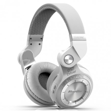 Casque Bluetooth Bluedio T2S stéréo sans fil écouteur microphone intégré Blanc