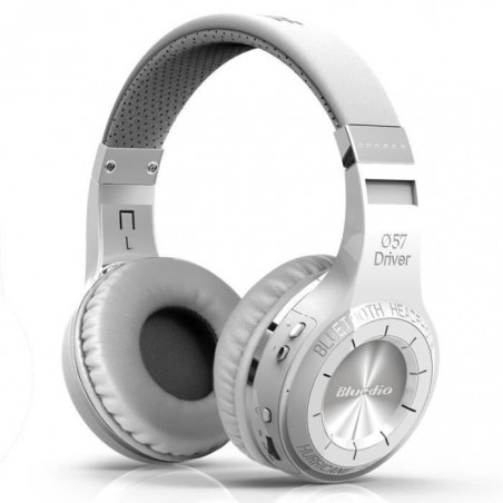 Casque Bluetooth Bluedio HT (Turbine) stéréo sans fil écouteur microphone intégré Blanc