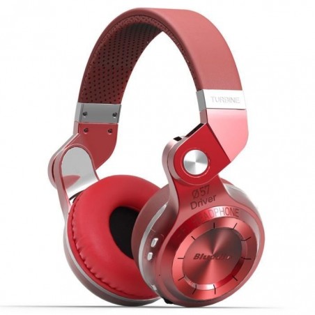 Casque Bluetooth Bluedio T2S stéréo sans fil écouteur microphone intégré Rouge