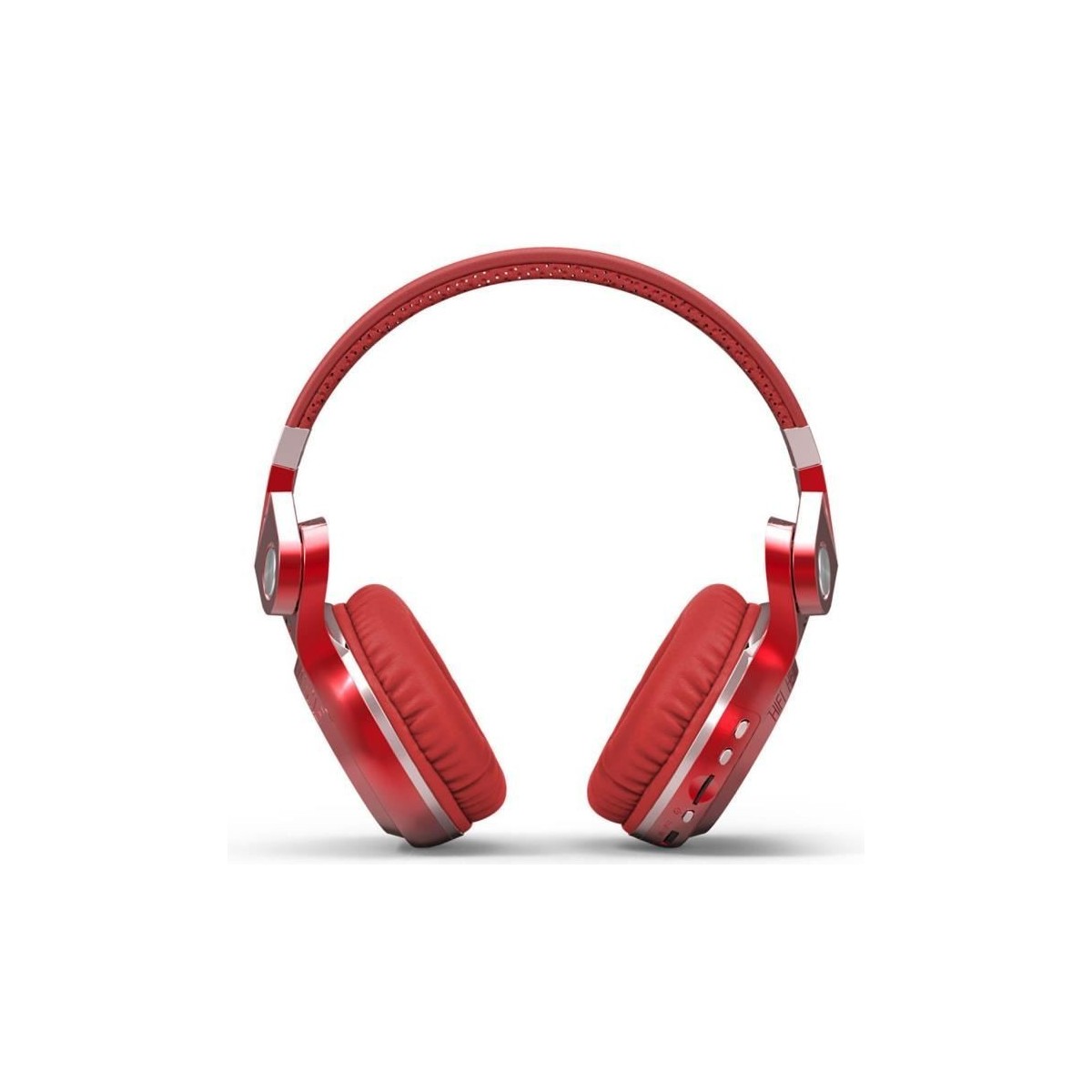 Casque Bluetooth Bluedio T2+ stéréo sans fil avec microphone carte micro-SD et FM radio Rouge Casque Bluetooth Bluedio T2+ stéréo sans fil avec microphone carte micro-SD et FM radio Rouge