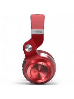 Casque Bluetooth Bluedio T2+ stéréo sans fil avec microphone carte micro-SD et FM radio Rouge