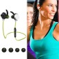 Écouteurs Sport Earphone Headphone Sans fil stéréo IP55 Vert Écouteurs Sport Earphone Headphone Sans fil stéréo IP55 Vert