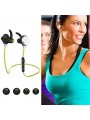 Écouteurs Sport Earphone Headphone Sans fil stéréo IP55 Vert