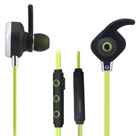 Écouteurs Sport Earphone Headphone Sans fil stéréo IP55 Vert