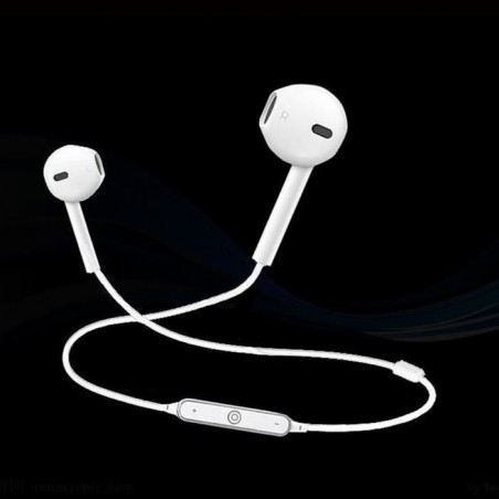 Écouteurs Sport Earphone Headphone Sans fil stéréo B3300 Blanc