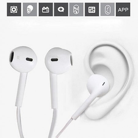 Écouteurs Sport Earphone Headphone Sans fil stéréo B3300 Blanc